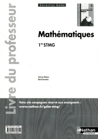 Mathématiques - Galée  1re STMG, Livre du professeur