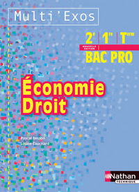 Economie-Droit 2e/1e/TERM BAC PRO (Multi'Exos) pochette 2014