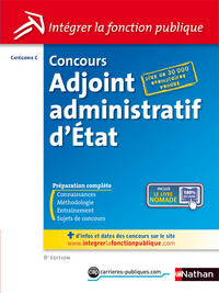 CONCOURS ADJOINT ADMINISTRATIF D'ETAT N2 - CATEGORIE C (INTEGRER LA FONCTION PUBLIQUE) 2013