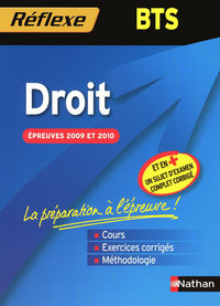 DROIT BTS EPREUVE 2009 ET 2010 REFLEXE N25