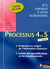 Processus 4 et 5 - BTS CGO 1re année Les Processus Livre de l'élève