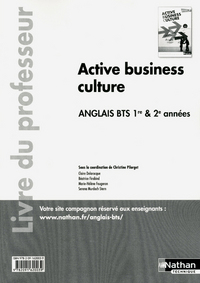 Active business culture - BTS 1re et 2e années > B2 Anglais Livre du professeur