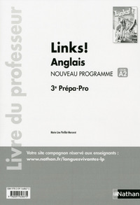 Links 3e Prépa-pro, Livre du professeur