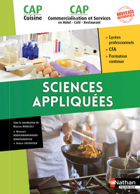 Sciences appliquées CAP Cuisine, Pochette de l'élève