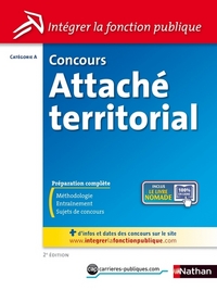 CONCOURS ATTACHE TERRITORIAL (INTEGRER LA FONCTION PUBLIQUE) CATEGORIE A N40 2ED