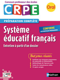 Système éducatif français - Oral (Préparation complète) - Concours Professeur des écoles 2017