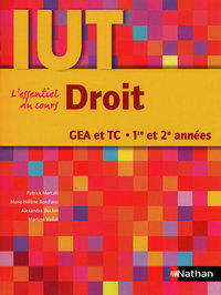 Droit DUT GEA et TC - 1re et 2e années IUT