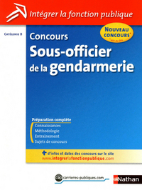 CONCOURS SOUS-OFFICIER DE LA GENDARMERIE N23 CATEGORIE B (INTEGRER LA FONCT PUBLIQUE) 2011