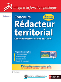 CONCOURS REDACTEUR TERRITORIAL N18 - CATEGORIE B (INTEGRER LA FONCTION PUBLIQUE) 2014