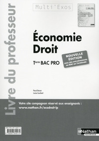 Economie-droit Term Bac pro - professeur (Multi'exos) - 2016