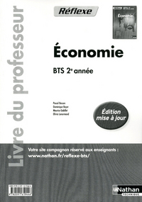 Economie - BTS 2e année livre du professeur Pochette Réflexe BTS