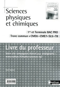 Sciences physiques et chimiques - Livre du professeur Livre du professeur