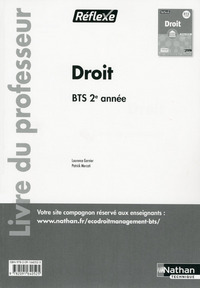 Droit BTS 2ème année - professeur (Pochette réflexe) - 2016