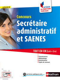 Concours Secrétaire administratif et SAENESCAT B N 1 (Intégrer la fonction publique) 2016