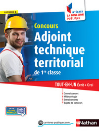 Concours Adjoint technique territorial de 1re classe Intégrer la fonction publique