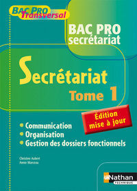 SECRETARIAT T1 1ERE/TERM PRO -BAC PRO TRANSVERSAL- ELEVE 2008