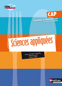 Sciences appliquées CAP Cuisine, Restaurant, Livre de l'élève