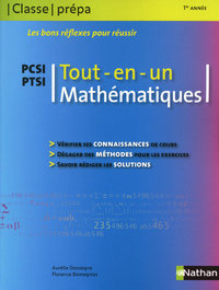 Mathématiques PCSI PTSI - 1ère année - Classe Prépa Tout-en-un - Classe prépa scientifique