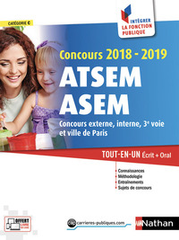 Concours ATSEM ASEM 2018-2019 - numéro 16 Catégorie C (Intégrer la fonction publique) - 2018