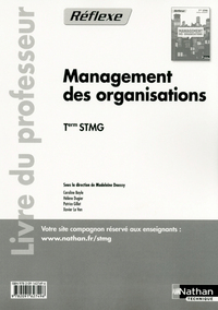 Management des Organisations - Réflexe Tle STMG, Livre du professeur