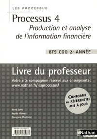 Processus 4 - Production et analyse de l'information financière Les Processus Livre du professeur