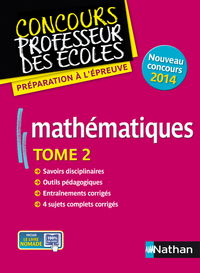 MATHEMATIQUES T02 (CONCOURS PROFESSEUR DES ECOLES)2013