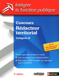 CONCOURS REDACTEUR TERRITORIAL - CATEGORIE B - N18INTEGRER LA FONCTION PUBLIQUE - 2009