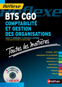 COMPTABILITE ET GESTION DES ORGANISATIONS BTS CGO + CD (TOUTES LES MATIERES) REFLEX N9 -EPREUV 2011