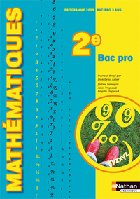 MATHEMATIQUES 2E BAC PRO - BAC PRO EN 3 ANS - ELEVE 2009