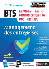 Management des entreprises - BTS 1ère et 2ème années (Guide Réflexe N° 96) - 2018