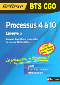 PROCESSUS P4 A 10 - EPREUVE 5 ANALYSES DE GESTION ET ORGANISATION DU SYSTEME D'INFORMATION - BTS CGO