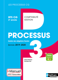 Processus 3 BTS CG 2ème année (Les processus CG) - Livre + licence élève - 2019