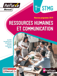 Ressources humaines et communication - Manuel Réflexe Tle STMG Enseignement spécifique, Livre + Licence numérique i-Manuel 2.0