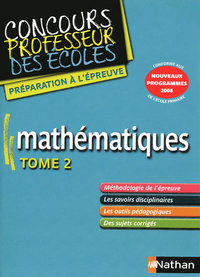 MATHEMATIQUES T2 (CONCOURS PROFESSEUR DES ECOLES 2009