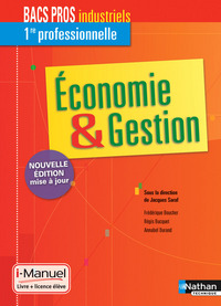 Economie Gestion 1re Bac Pro Industriel, Pochette élève + Licence i-Manuel