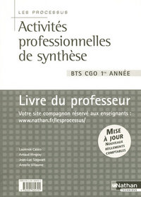 ACTIVITES PROFESSIONNELLES DE SYNTHESE -PROCESSUS- BTS CGO 1ERE ANNEE PROFESSEUR 2007