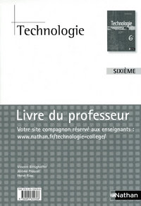 Technologie 6e, Livre du professeur