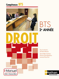 Droit BTS 2e année Compétences BTS i-Manuel bi-média