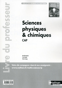 Sciences physiques et chimiques - Sciences au quotidien CAP, Livre du professeur
