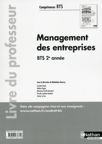 Management des entreprises BTS 2e année Compétences BTS Livre du professeur