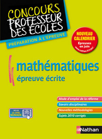 MATHEMATIQUES (CONCOURS PROFESSEUR DES ECOLES) 2012