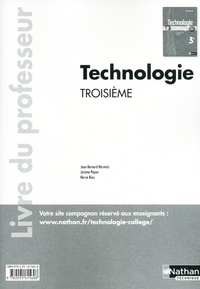 Technologie 3e, Livre du professeur