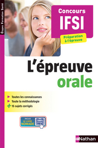 L'EPREUVE ORALE - CONCOURS IFSI (ETAPES FORMATIONS SANTE) 2013