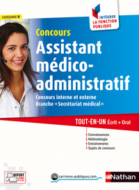 Concours assistant médico-administratif - Catégorie B N 24 - Intégrer la fonction publique - 2016