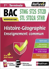 Histoire-Géographie - 1ère/Term Voie Technologique (Guide Réflexe N°66) 2020