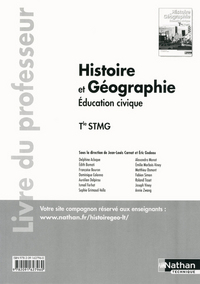 Histoire Géographie - Education civique Tle STMG, Livre du professeur