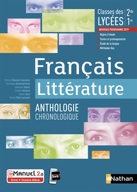 Français - Littérature - Anthologie chronologie 2de, 1re, Livre + Licence numérique i-Manuel 2.0