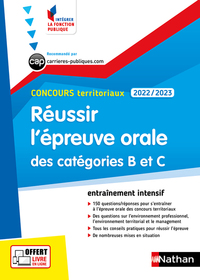 Réussir l'épreuve orale des catégories B et C - Concours territoriaux 2022-2023 - N°51 (IFP)