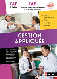 Gestion appliquée CAP Cuisine, Pochette de l'élève