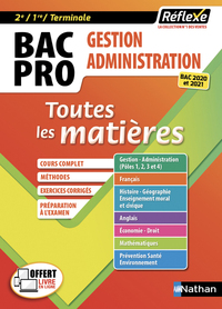 BAC PRO Gestion Administration (2ème/1ère/Terminale) Toutes les matières numéro 12 2017